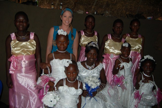 All of us ladies after getting ready in the otlum.