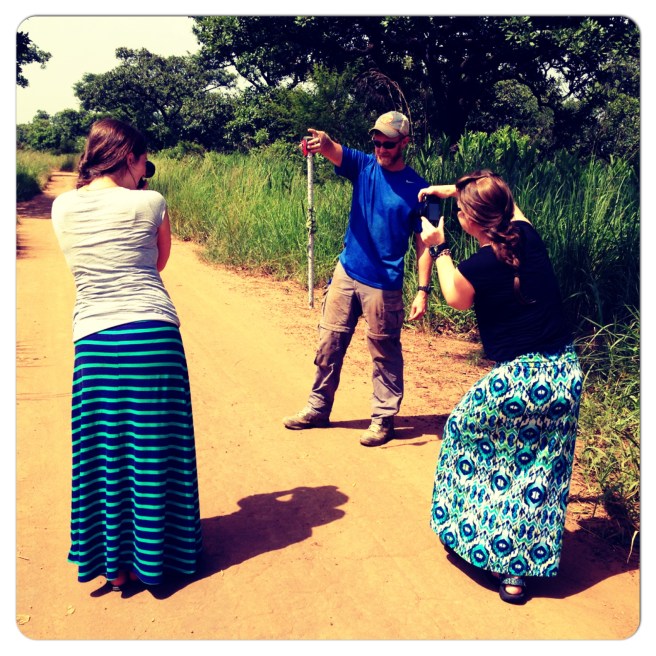 Photographer Hannah & Science Teacher Sara in Action.